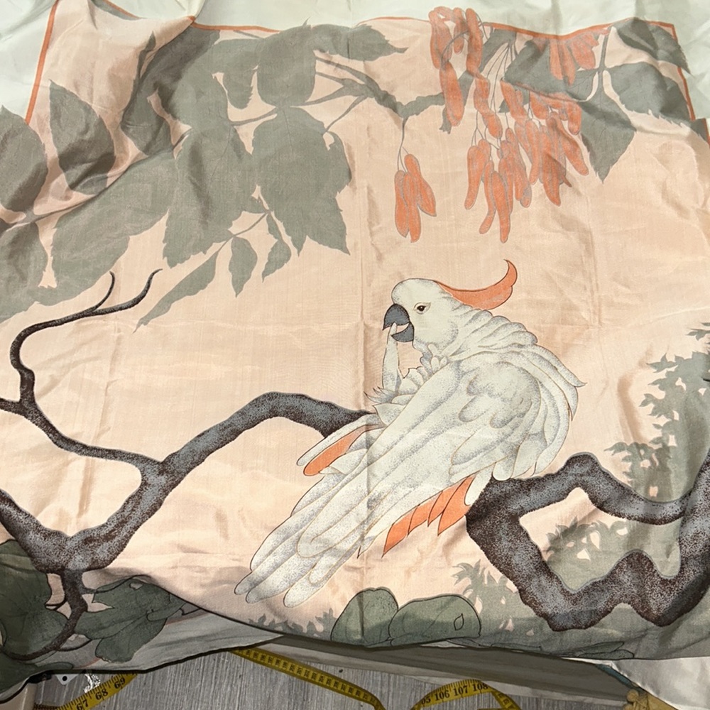 FINAL MARKDOWN!! Gorgeous! HUGE HUGE Silk Scarf/WALL ART; SHAWL!